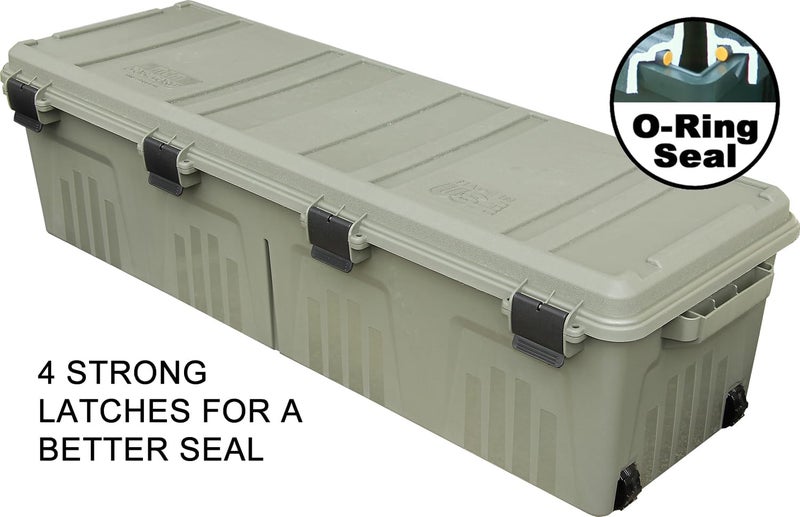 MTM MGC - The Mule Mobile Gear Crate, Storage for Hunting Gear, Shooting Supplies, Outdoor Gear, Camping Accessories, Water-Resistant, Stackable, Holds 75lbs of Gear, USA Made, Army Green - Image 2